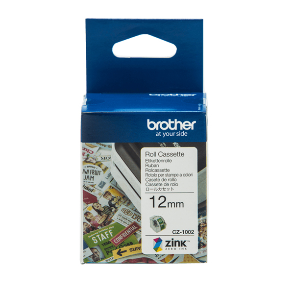 MD_BROCZ1002 Brother - Nastro a lunghezza continua - CZ-1002 - 12 mm x 5 mt - immagine 1