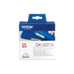Brother - Rotolo etichetta continua - carta adesiva - Nero/Bianco - 29mm x 30,48mt - DK- 22210