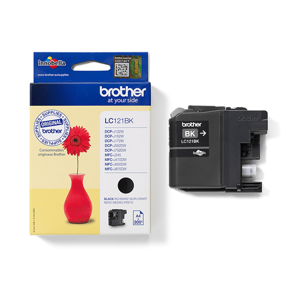 MD_BROLC121BK Brother - Cartuccia - Nero - LC121BK - 300 pag - immagine 1