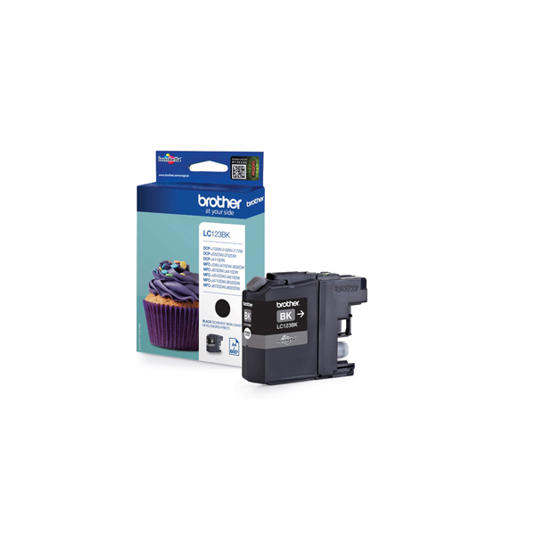 MD_BROLC123BKBP Brother - Cartuccia - Nero - LC123BKBP - 600 pag - immagine 1