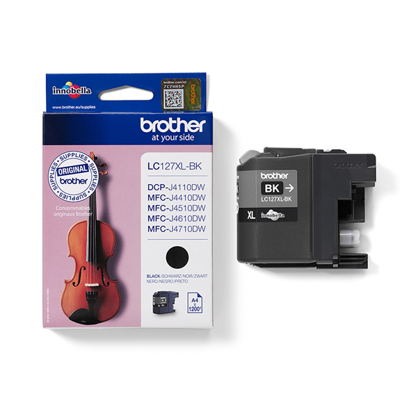 MD_BROLC127XLBK Brother - Cartuccia - Nero - LC127XLBK - 1200 pag - immagine 1