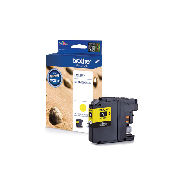 MD_BROLC12EY Brother - Cartuccia - Giallo - LC12EY- 1200 pag - immagine 1
