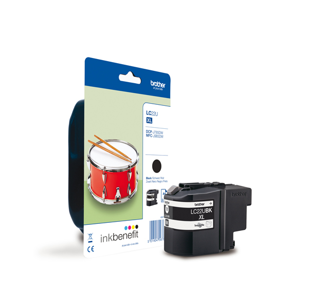 MD_BROLC22EBK Brother - Cartuccia - Nero - LC22EBK - 2400 pag - immagine 1