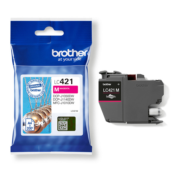 MD_BROLC421M Brother - Cartuccia Ink - Magenta - LC421M - 200 pag - immagine 1