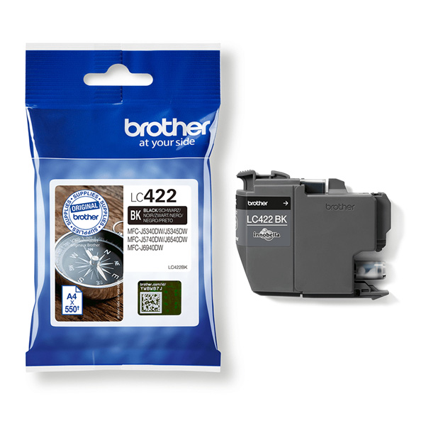 MD_BROLC422BK Brother - Cartuccia - Nero - LC422BK - 550 pag - immagine 1