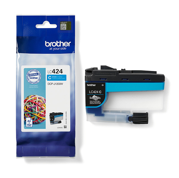 MD_BROLC424C Brother - Cartuccia - Ciano - LC424C - 750 pag - immagine 1