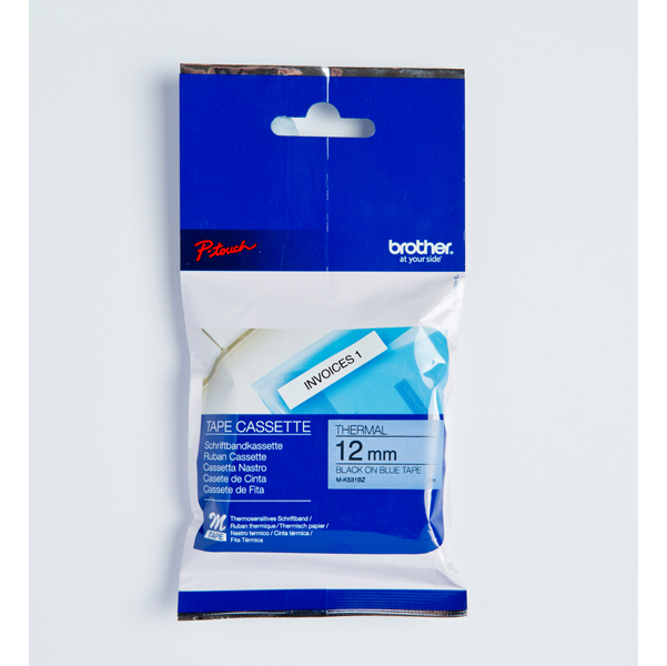 MD_BROMK531BZ Brother - Nastro - Nero/Blu - MK531BZ - 12mm x 8mt - immagine 1