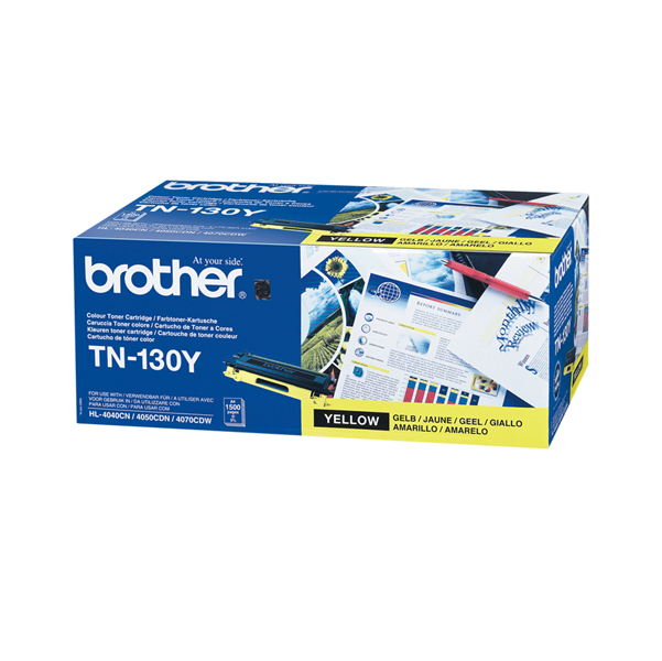 MD_BROTN130Y Brother - Toner - Giallo - TN130Y - 1500 pag - immagine 1
