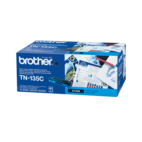MD_BROTN135C Brother - Toner - Ciano - TN135C - 4000 pag - immagine 1