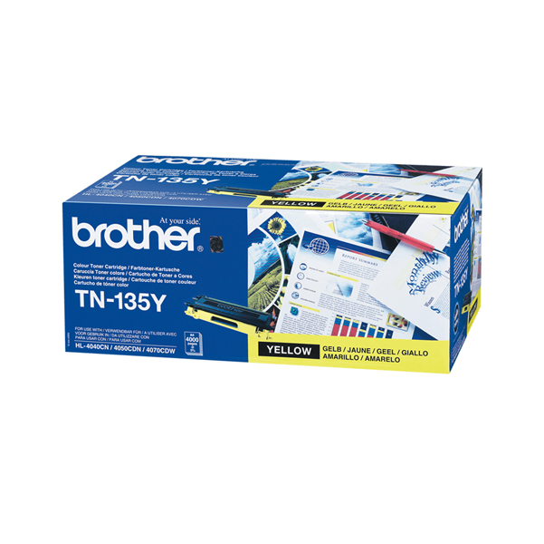 MD_BROTN135Y Brother - Toner - Giallo -TN135Y - 4000 pag - immagine 1