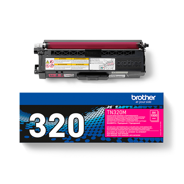 MD_BROTN320M Brother - Toner - Magenta - TN320M -1500 pag - immagine 1