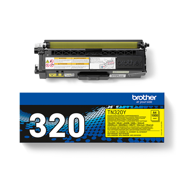 MD_BROTN320Y Brother - Toner - Giallo - TN320Y -1500 pag - immagine 1