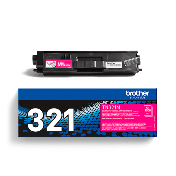 MD_BROTN321M Brother - Toner - Magenta - TN321M -1500 pag - immagine 1