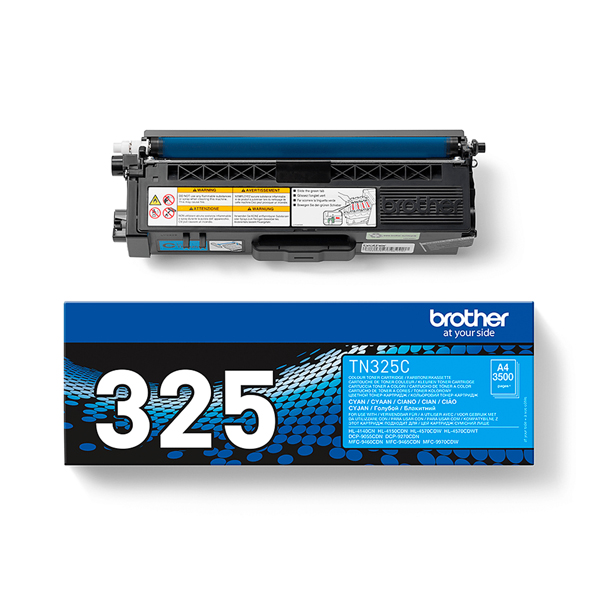 MD_BROTN325C Brother - Toner - Ciano - TN325C - 3500 pag - immagine 1