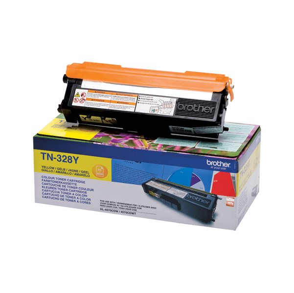MD_BROTN328Y Brother - Toner - Giallo -TN328Y - 6000 pag - immagine 1