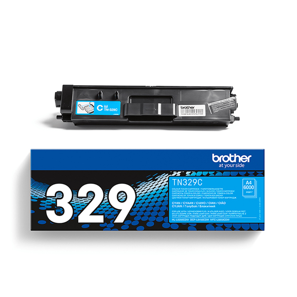 MD_BROTN329C Brother - Toner - Ciano - TN329C - 6000 pag - immagine 1