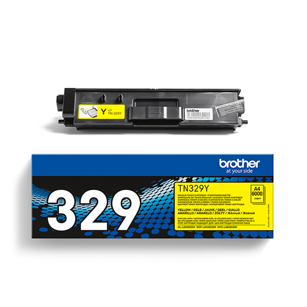 MD_BROTN329Y Brother - Toner - Giallo -TN329Y - 6000 pag - immagine 1