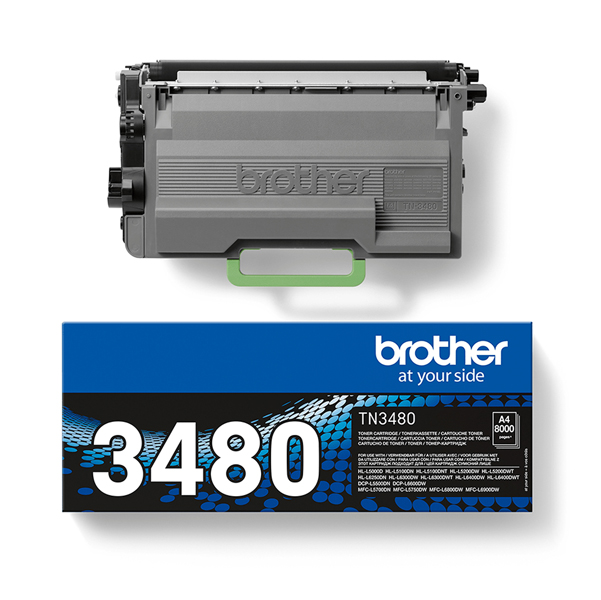 MD_BROTN3480 Brother - Toner - Nero - TN3480 - 8000 pag - immagine 1