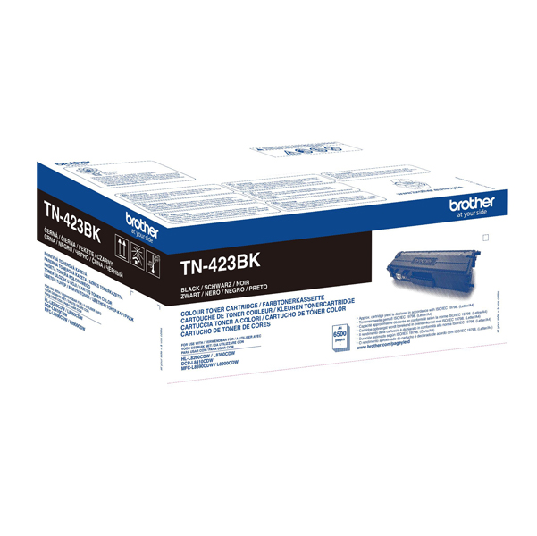 MD_BROTN423BK Brother - Toner - Nero -TN423BK - 6500 pag - immagine 1