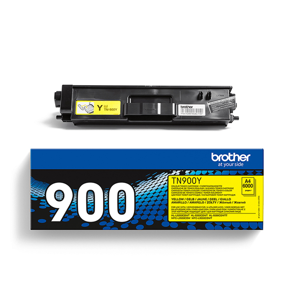 MD_BROTN900Y Brother - Toner - Giallo -TN900Y - 6000 pag - immagine 1