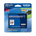 Brother - Nastro - Nero/Trasparente - TZe121 - 9mm x 8mt