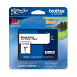 Brother - Nastro - Nero/Bianco - TZE251 - 24mm x 8mt