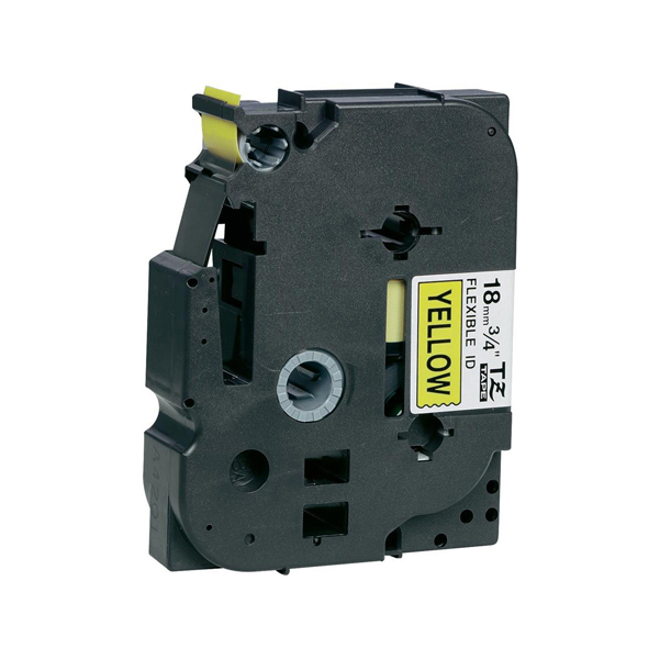 MD_BROTZEFX641 Brother - Nastro laminato flessibile - Nero/Giallo - TZEFX641 - 18mm x 8mt - immagine 1