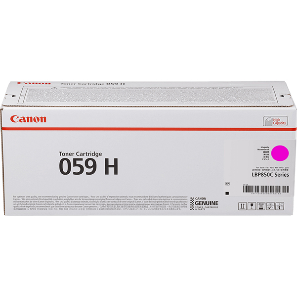 MD_CAN059HM Canon - Toner - Magenta - 3625C001 - 13.500 pag - immagine 1