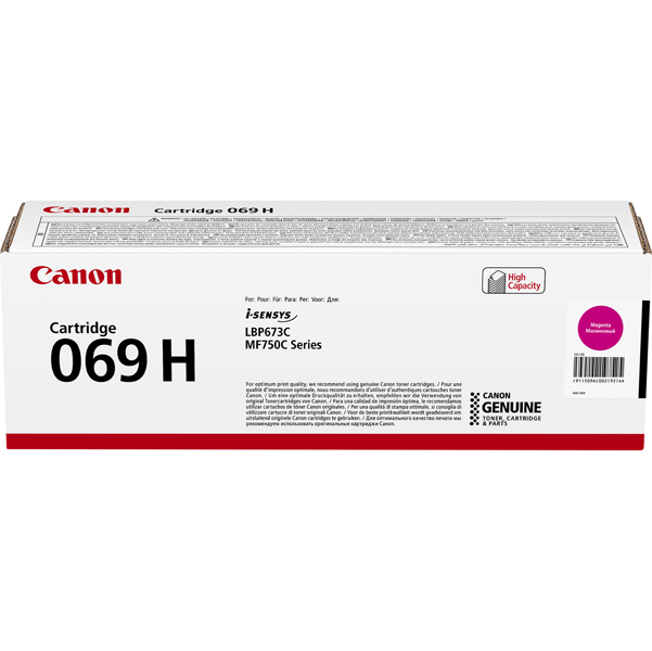 MD_CAN069HM Canon - Toner 069M - Magenta - 5096C002 - 5.500 pag - immagine 1