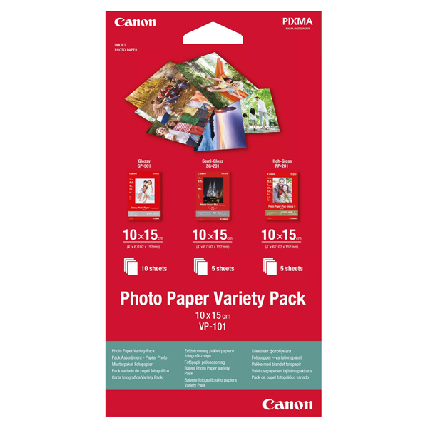 MD_CAN0775B078 Canon - Conf. Multipla Carta fotografica VP-101 - 4 x 6 " - 20 Fogli - 0775B078 - immagine 1