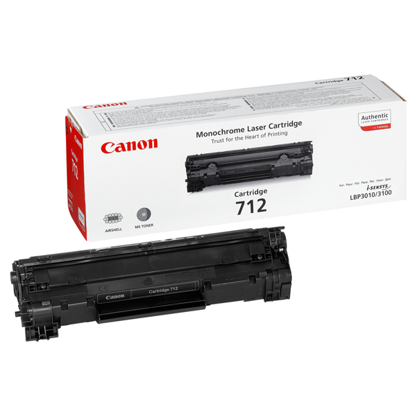 MD_CANCRG712BK Canon - Toner - Nero - 1870B002 - 1.500 pag - immagine 1