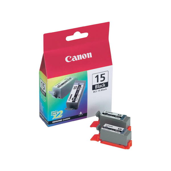 MD_CANINKBCI15BK Canon - Scatola 2 refill - Nero - 8190A002 - 121 pag cad - immagine 1