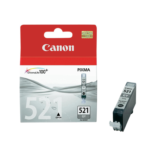 MD_CANINKCLI521GY Canon - Cartuccia ink - Grigio - 2937B001 - 1.370 pag - immagine 1