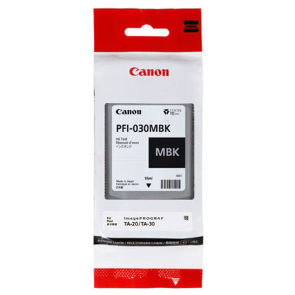 MD_CANPFI030BKM Canon - Cartuccia ink - Nero opaco - 3488C001 - 55 ml - immagine 1