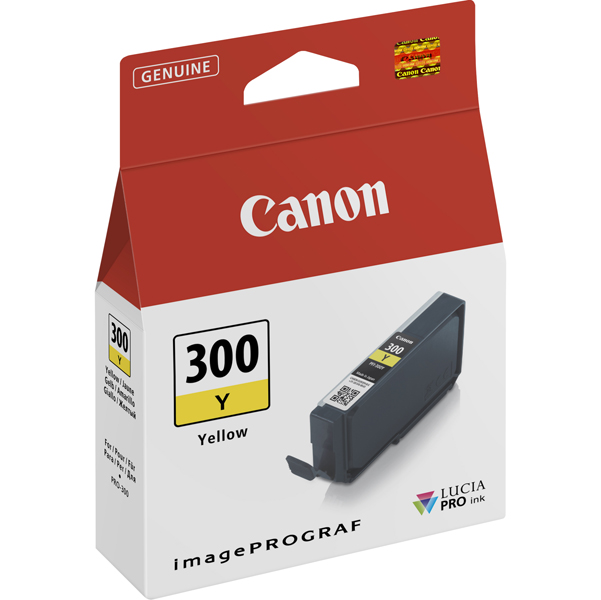 MD_CANPFI300Y Canon - Cartuccia PFI-300 - Giallo - 4196C001 - 14 ml - immagine 1