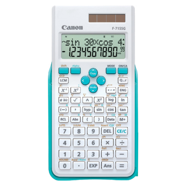 MD_CANS715SGV Canon - Calcolatrice F-715SG-WHB - Bianco/Blu - 5730B003 - immagine 1
