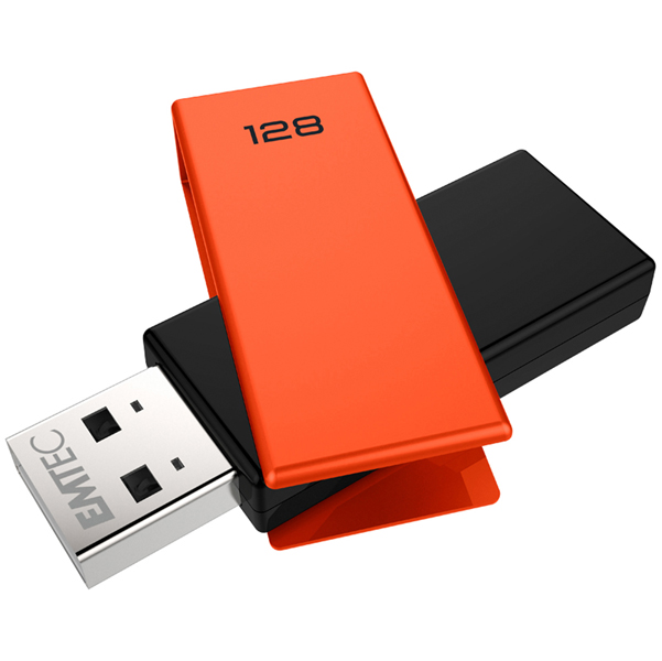 MD_EMTD128GC352 Emtec - Usb 2.0 - C350 - 128 GB - Arancione - immagine 1