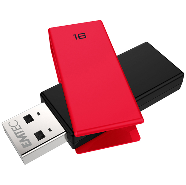 MD_EMTD16GC352 Emtec - Usb 2.0 - C350 - 16 GB - Rosso - immagine 1
