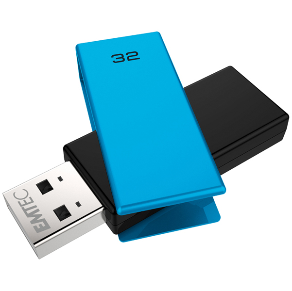 MD_EMTD32GC352 Emtec - Usb 2.0 - C350 - 32 GB - Blu - immagine 1