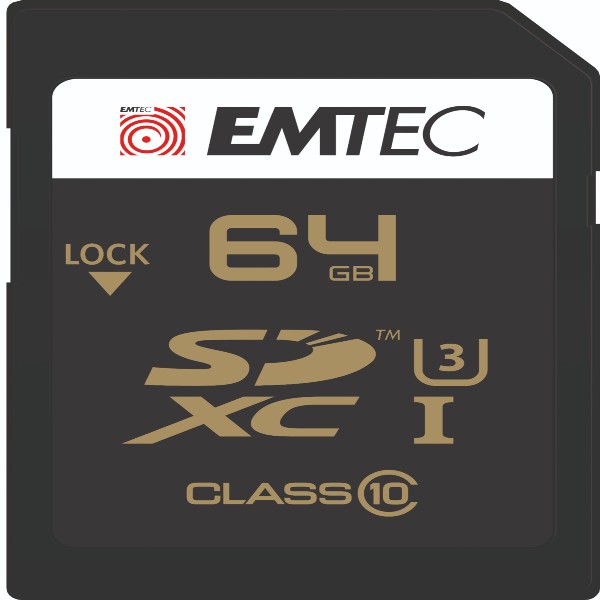 MD_EMTD64GXC10P Emtec - SDXC Speedin Class 10 - ECMSD64GXC10SP - 64GB - immagine 1
