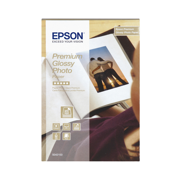 MD_EPSS042153 Epson - Premium Glossy Photo Paper - 10x15cm - 40 Fogli - C13S042153 - immagine 1