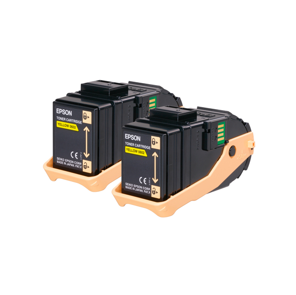 MD_EPSS050606 Epson - Toner Confezione doppia - Giallo - S050606 - C13S050606 - 15.000 pag - immagine 1