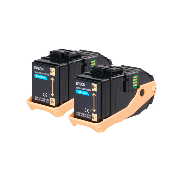 MD_EPSS050608 Epson - Toner Confezione doppia - Ciano - S050608 - C13S050608 - 15.000 pag - immagine 1