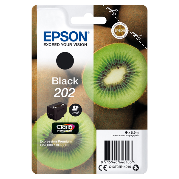 MD_EPST02E14010 Epson - Cartuccia ink - 202 - Nero - C13T02E14010 - 6,9ml - immagine 1