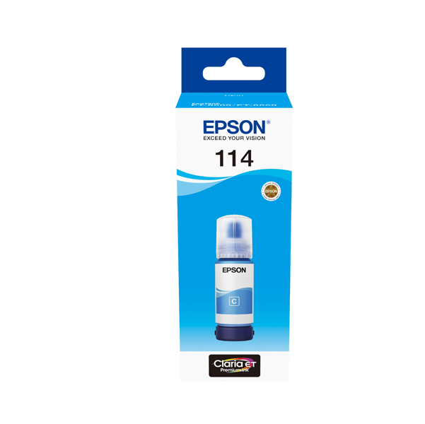 MD_EPST07B240 Epson - Eco Tank - 114 - Ciano - C13T07B240 - 70 ml - immagine 1