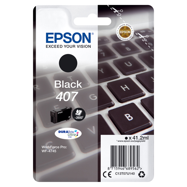 MD_EPST07U140 Epson - Cartuccia ink - C13T07U140 - 38,1 ml_Nero - immagine 1