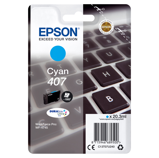 MD_EPST07U240 Epson - Cartuccia ink -Ciano - C13T07U240 - 38,1 ml - immagine 1