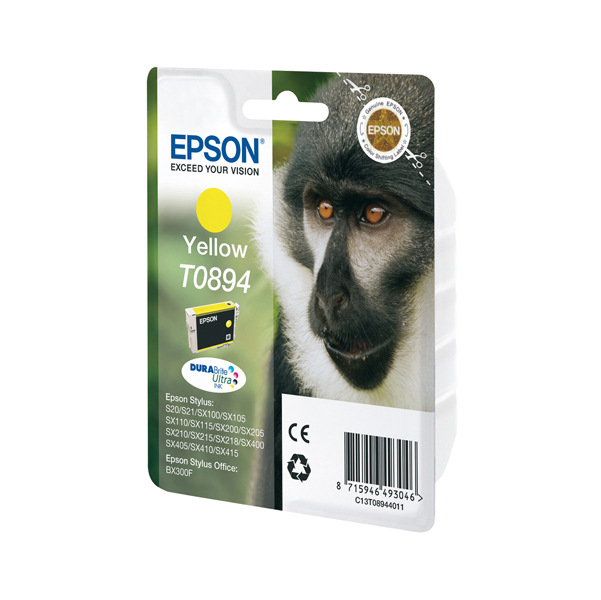 MD_EPST08944011 Epson - Cartuccia ink - Giallo - T0894 - C13T08944011 - 3,5ml - immagine 1