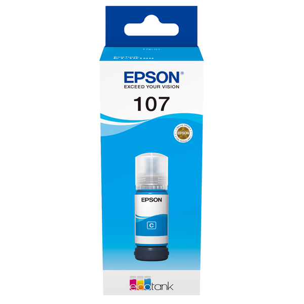 MD_EPST09B240 Epson - Cartuccia EcoTank 107 - Ciano - C13T09B240 - immagine 1