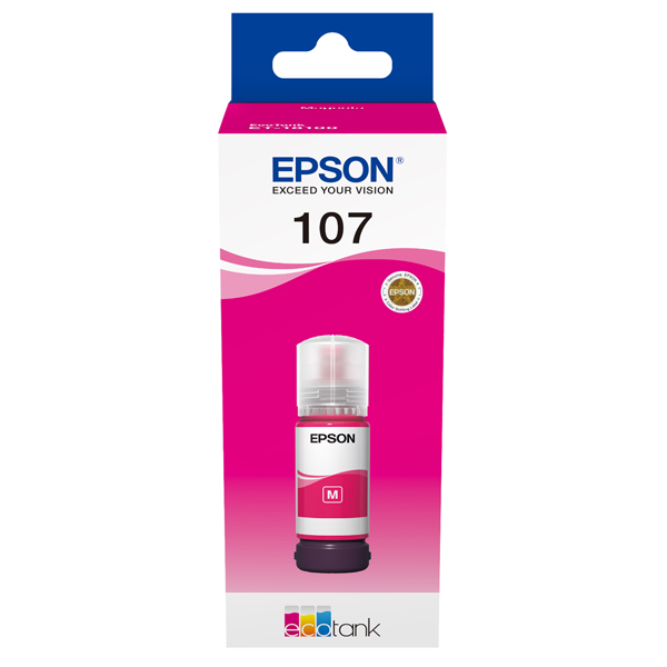MD_EPST09B340 Epson - Cartuccia EcoTank 107 - Magenta - C13T09B340 - immagine 1